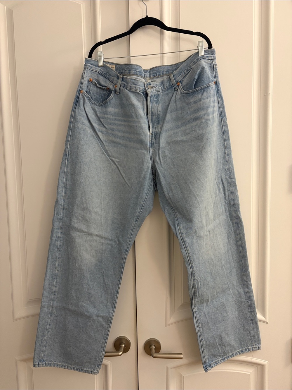 Levi's 501® 90s Plus Size Light Blue Denim Jeans